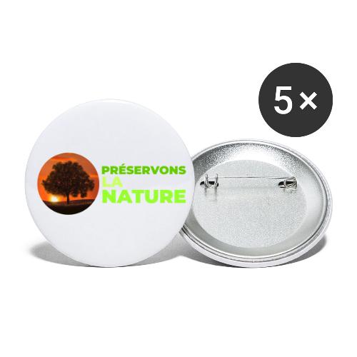 Nature protection - Buttons small 1'' (5-pack)