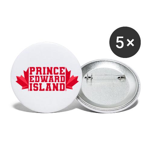 Prince Edward Island with maple leaf - Buttons small 1'' (5-pack)