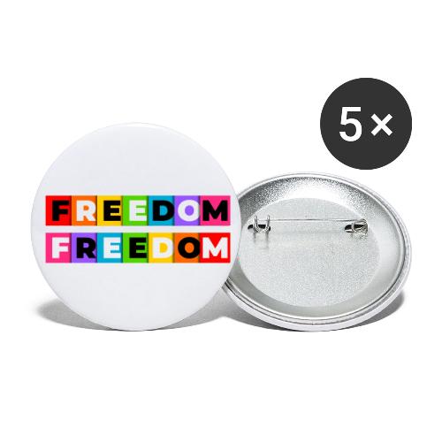 Freedom in Color - Buttons small 1'' (5-pack)