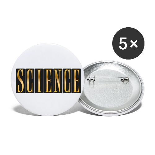 Science: Think. Test. Repeat. - Buttons small 1'' (5-pack)
