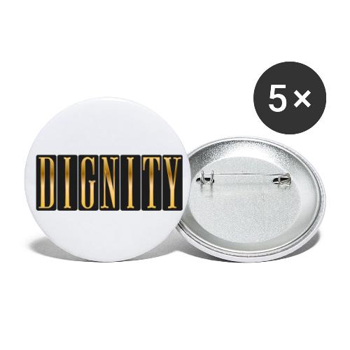 Golden Dignity - Buttons small 1'' (5-pack)