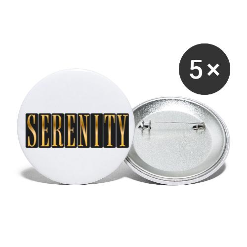 Serenity in Gold - Buttons small 1'' (5-pack)