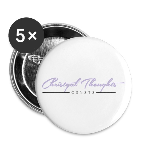 Christyal Thoughts C3N3T31 CP - Buttons small 1'' (5-pack)