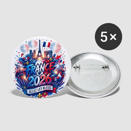 France 2026 | Allez Les Bleus - Buttons small 1'' (5-pack)