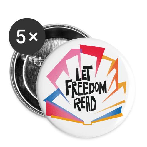 Let Freedom Read - Buttons small 1'' (5-pack)