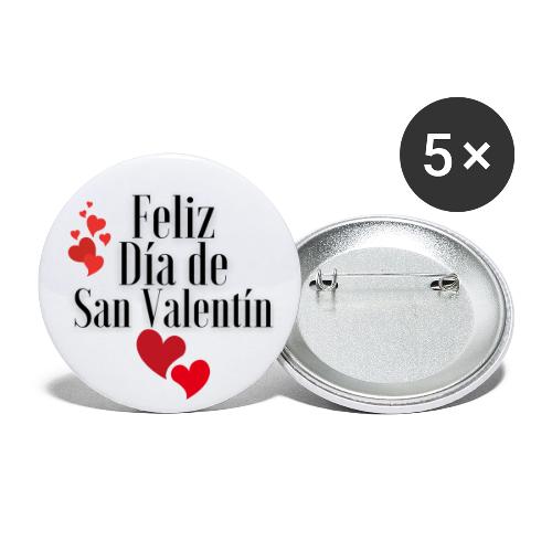 Moda de San Valentín, Celebra Día 14 de Febrero. - Buttons small 1'' (5-pack)