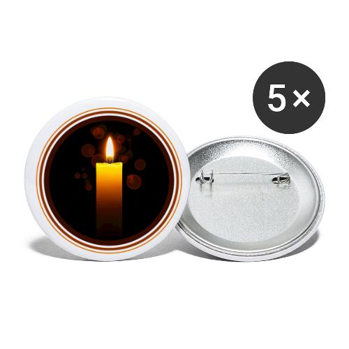 Candle - Buttons small 1'' (5-pack)