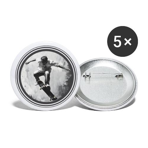 Skateboarding Vibes Only - Buttons small 1'' (5-pack)