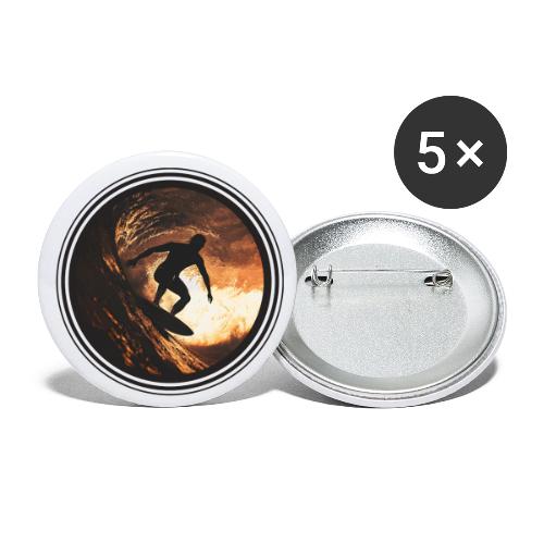 Surfing Spirit - Buttons small 1'' (5-pack)