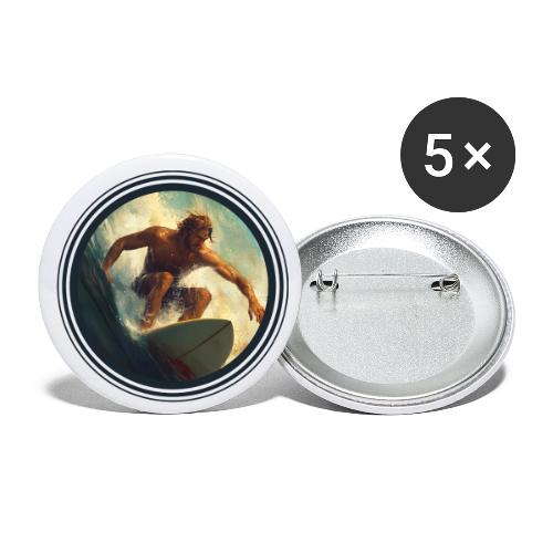 Surfing Rush - Buttons small 1'' (5-pack)