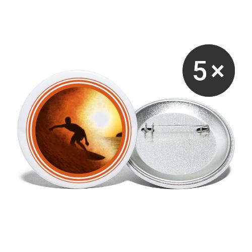 Surfing Vibes - Buttons small 1'' (5-pack)