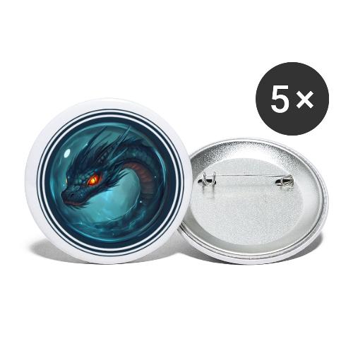 Dragon Sphere - Buttons small 1'' (5-pack)