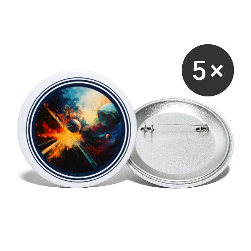 Planets in Turmoil - Buttons small 1'' (5-pack)