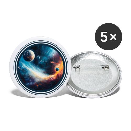 Planets Among Colors - Buttons small 1'' (5-pack)