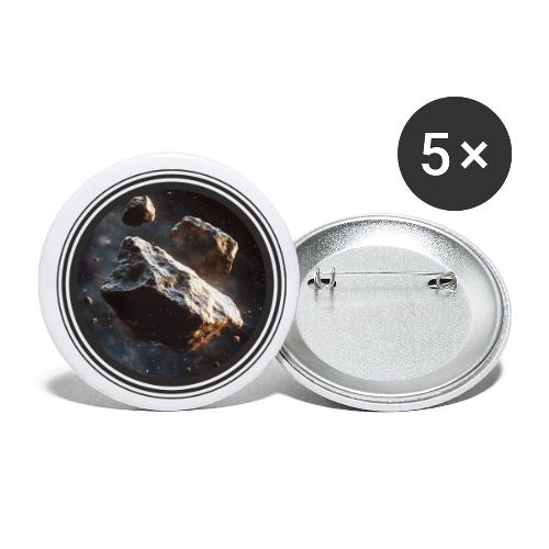 Asteroids Frontier - Buttons small 1'' (5-pack)