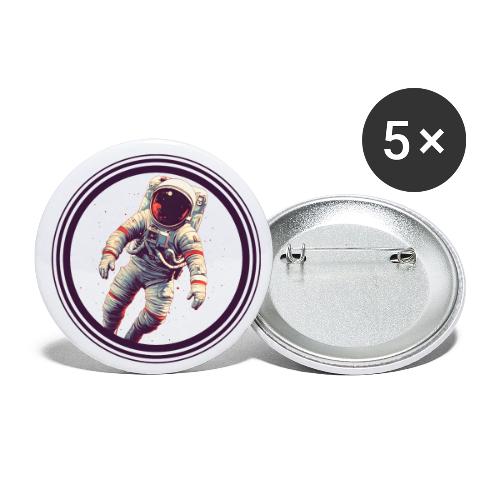 Astronaut: From Earth to the cosmos - Buttons small 1'' (5-pack)