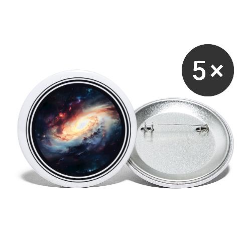 Galaxy Mirage - Buttons small 1'' (5-pack)