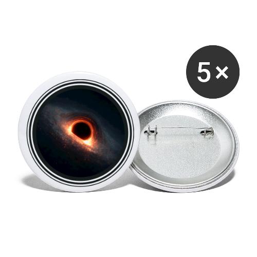 Black Hole Mystery - Buttons small 1'' (5-pack)