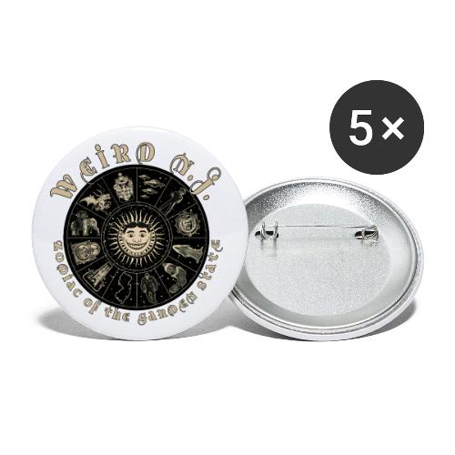 Weird NJ – Zodiac of the Garden State - Buttons small 1'' (5-pack)