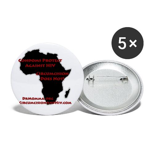 africahiv2 - Buttons small 1'' (5-pack)