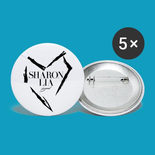 Sharon Lia Band Scratch Heart - Buttons small 1'' (5-pack)