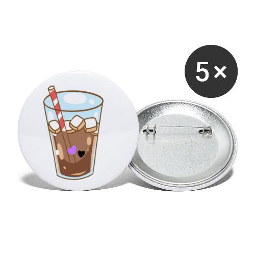 Iced Latte - Buttons small 1'' (5-pack)