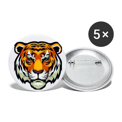 Tiger Fashion Feline Animal, Tiger Willing Success - Buttons small 1'' (5-pack)
