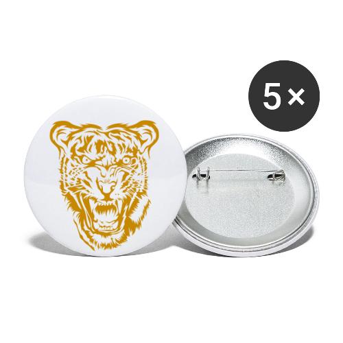 Roar into Adventure: Discover Tiger Souvenirs - Buttons small 1'' (5-pack)