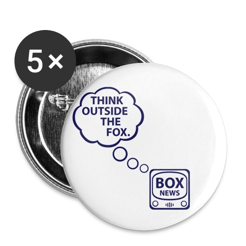 Think Outside the Fox - Buttons small 1'' (5-pack)