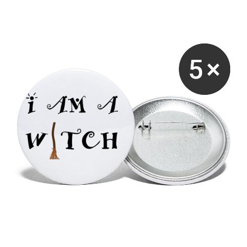 I Am A Witch Word Art - Buttons small 1'' (5-pack)