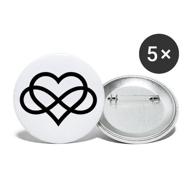 Infinity Heart (black)
