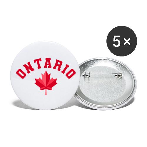Ontario with maple leaf - Buttons small 1'' (5-pack)