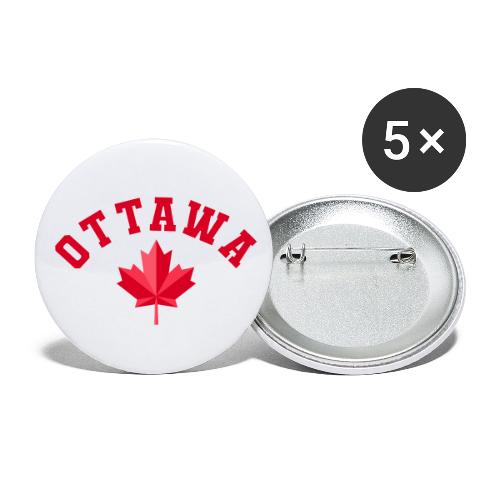 Ottawa with maple leaf - Buttons small 1'' (5-pack)
