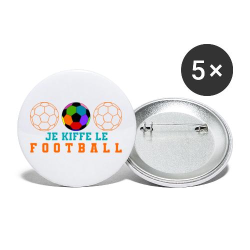 I love football - Buttons small 1'' (5-pack)