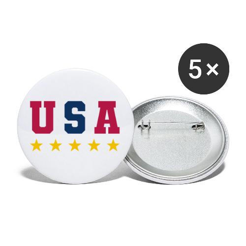 USA Varsity Stars - Buttons small 1'' (5-pack)