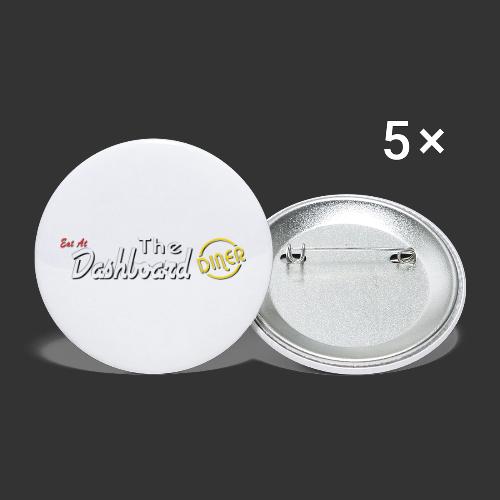 The Dashboard Diner Horizontal Logo - Buttons small 1'' (5-pack)