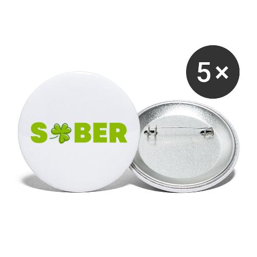 SOBER - Buttons small 1'' (5-pack)
