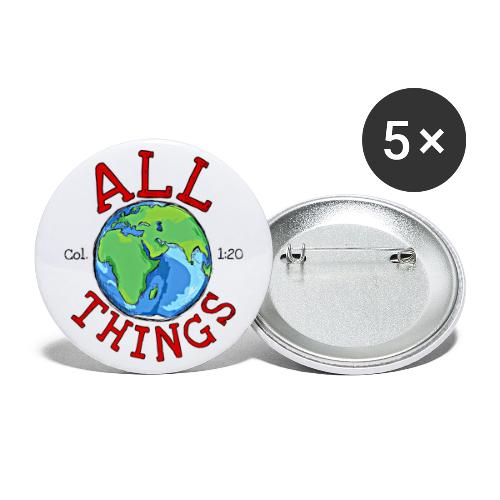 All Things Globe - Buttons small 1'' (5-pack)