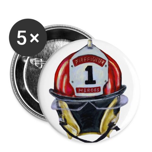 Firefighter - Buttons small 1'' (5-pack)