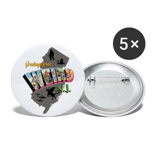 Greetings from WNJ - Buttons small 1'' (5-pack)