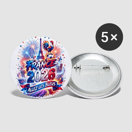 France 2026 — Allez Les Bleus | World Cup - Buttons small 1'' (5-pack)