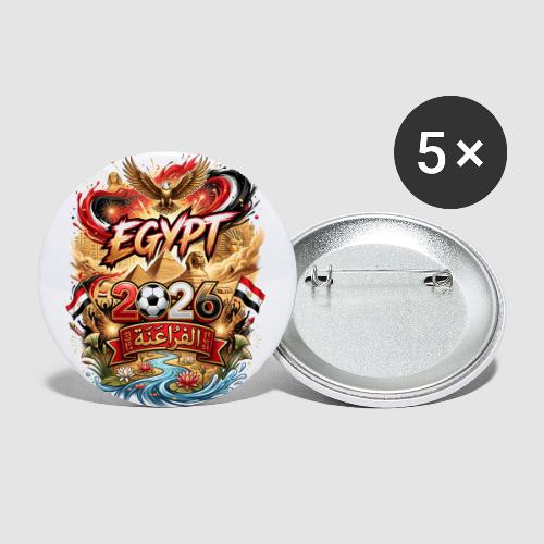 Egypt 2026 | The Pharaohs Eternal Power Football - Buttons small 1'' (5-pack)