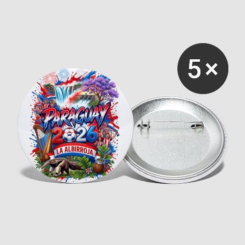 Paraguay 2026 —la albirroja | World Cup - Buttons small 1'' (5-pack)