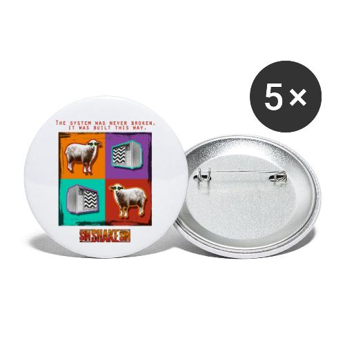 Sheep TV (The System Was Never Broken) - Buttons small 1'' (5-pack)