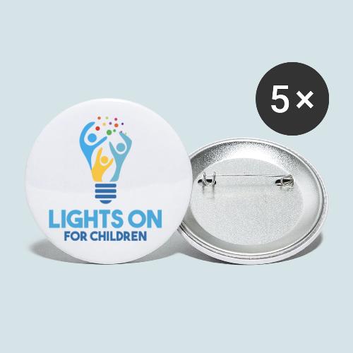 Lights On For Children - Buttons small 1'' (5-pack)