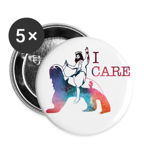 Jesus Cares Galaxy - Buttons small 1'' (5-pack)