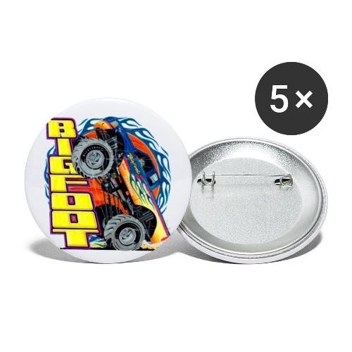 Chromallusion BIGFOOT Wheelie - Buttons small 1'' (5-pack)