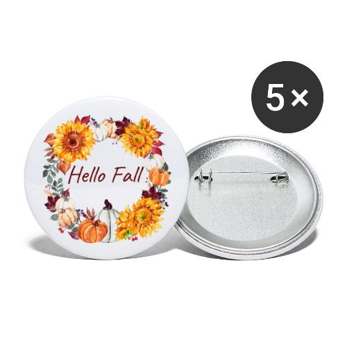 Hello Fall - Buttons small 1'' (5-pack)