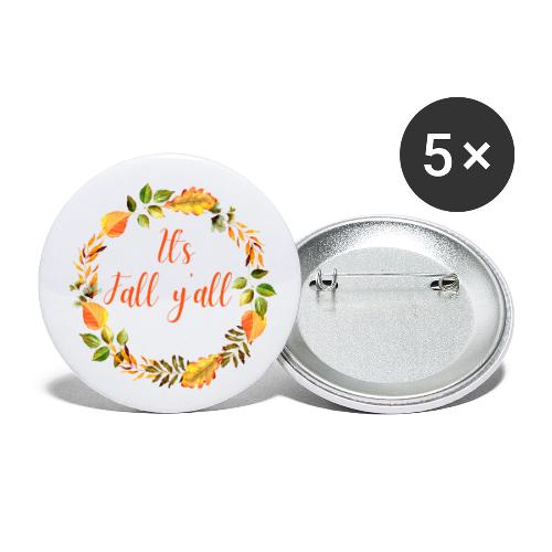 It's fall yall - Buttons small 1'' (5-pack)