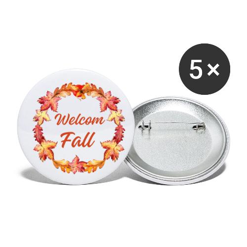 Welcome fall - Buttons small 1'' (5-pack)
